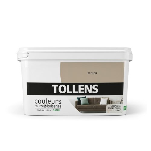 Peint à L’eau 2.5L Tollens Satin Beige "Net"