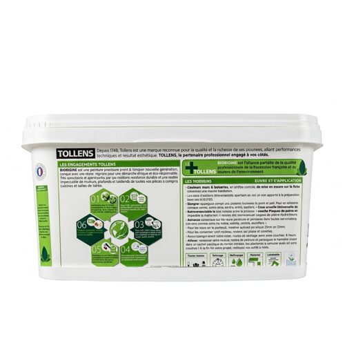 Peint à L’eau 2L Tollens Bioigine Satin Base M.A "Net"