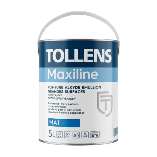 Peint à L’eau 5L Tollens Maxiline Mat Base MA "Net"